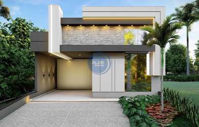 Imagem: A casa em condomínio possui 3 Dormitórios, 3 Suítes, 4 Banheiros