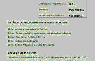 Imagem 9: ÁREA COMERCIAL EM INDAIATUBA BAIRRO ITAICI FRENTE PARA AVENIDA