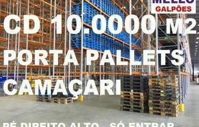 Imagem: O depósito possui 65.000m² de Área, 32.000m² de Área Privada