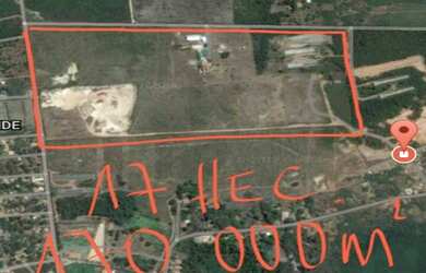 Imagem: O terreno possui 17m² de Área Privada e está localizado