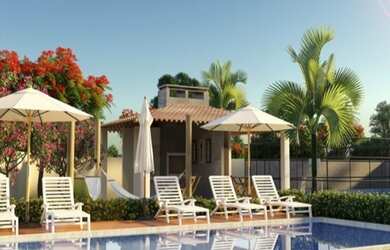 Imagem: O apartamento possui 2 Dormitórios, 1 Banheiro, 1 Vaga na garagem