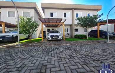 Imagem: A casa em condomínio possui 2 Dormitórios, 2 Suítes, 3 Banheiros