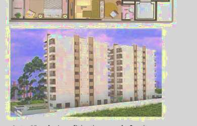 Imagem: O apartamento possui 2 Dormitórios, 2 Suítes, 3 Banheiros