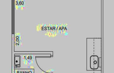 Imagem 8: Studio de 19m2 no UENO na Rua Barata Ribeiro