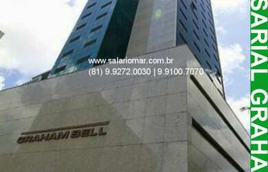 Imagem: A sala comercial possui 2 Banheiros, 2 Vagas na garagem, 62m²