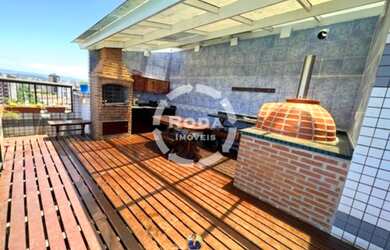 Imagem: O apartamento na cobertura possui 5 Dormitórios, 3 Suítes