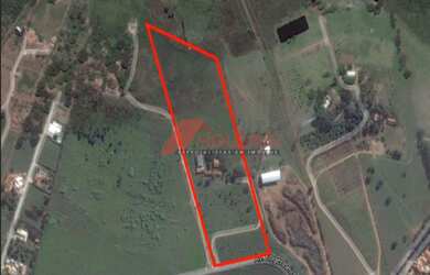 Imagem: O terreno possui 62.770m² de Área Privada e está localizado