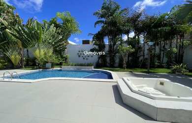 Imagem: A casa em condomínio possui 4 Dormitórios, 4 Suítes, 5 Banheiros