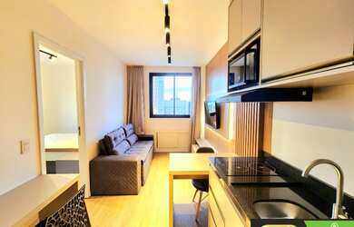 Imagem 2: Apartamento 1 quarto muito bem mobiliado, COM internet, 18 andar Rua Desembargador...