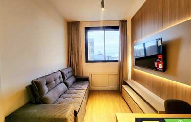 Imagem 3: Apartamento 1 quarto muito bem mobiliado, COM internet, 18 andar Rua Desembargador...