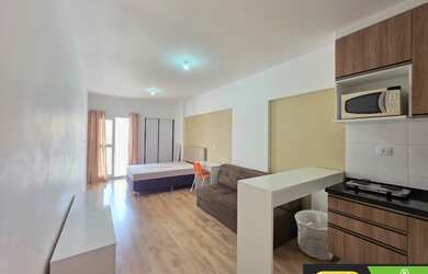 Imagem: O apartamento possui 1 Dormitório, 1 Banheiro, 45m² de Área