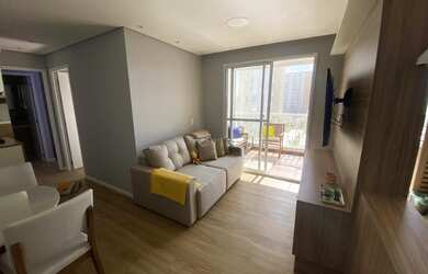 Imagem: O apartamento possui 2 Dormitórios, 1 Suíte, 2 Banheiros