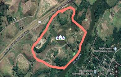 Imagem 1: Área de 300 mil m² de frente para o Arco Metropolitano, na altura de entre Japeri e Itagua