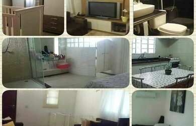 Imagem: A casa possui 5 Dormitórios, 1 Suíte, 4 Banheiros, 2 Vagas