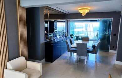 Imagem 2: Villa Augusta mobiliado 187m², sala ampla, varanda gourmet, vista mar, fino acabamento, cl