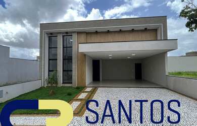 Imagem: A casa em condomínio possui 3 Dormitórios, 3 Suítes, 4 Banheiros