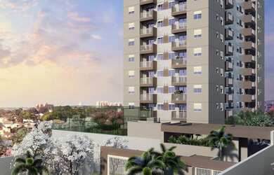 Imagem: O apartamento possui 2 Dormitórios, 1 Banheiro, 1 Vaga na garagem