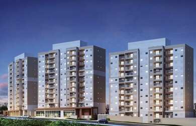 Imagem: O apartamento possui 2 Dormitórios, 1 Suíte, 2 Banheiros