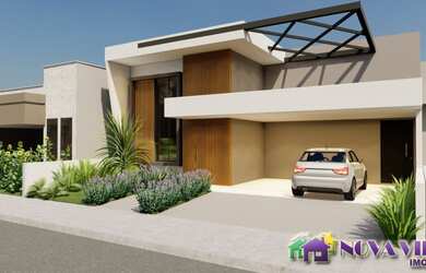 Imagem: A casa em condomínio possui 3 Dormitórios, 2 Suítes, 4 Banheiros