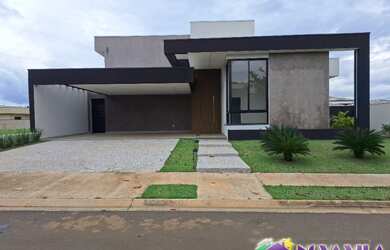 Imagem: A casa em condomínio possui 3 Dormitórios, 3 Suítes, 5 Banheiros