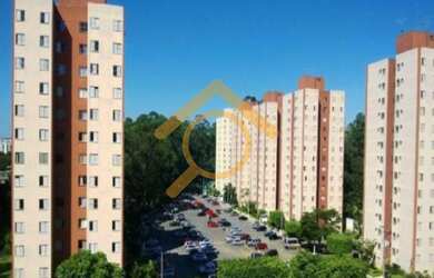 Imagem: O apartamento possui 2 Dormitórios, 1 Banheiro, 1 Vaga na garagem