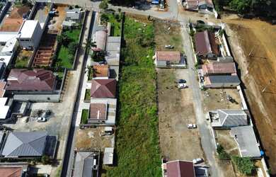 Imagem: O terreno possui 2.857m² de Área Privada e está localizado