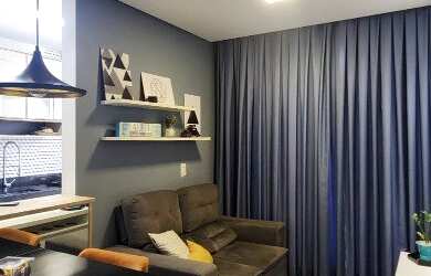 Imagem: O apartamento possui 2 Dormitórios, 1 Suíte, 2 Banheiros