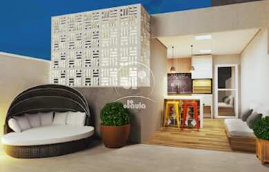 Imagem: O apartamento possui 2 Dormitórios, 1 Banheiro, 1 Vaga na garagem