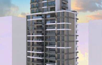 Imagem: O apartamento na cobertura possui 4 Dormitórios, 4 Suítes