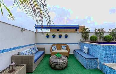 Imagem: O apartamento na cobertura possui 3 Dormitórios, 1 Suíte