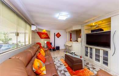 Imagem: O apartamento na cobertura possui 3 Dormitórios, 1 Suíte