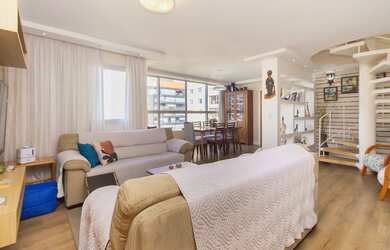 Imagem: O apartamento na cobertura possui 3 Dormitórios, 1 Suíte