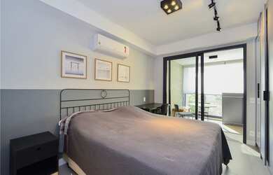 Imagem: O apartamento possui 1 Dormitório, 1 Banheiro, 29m² de Área