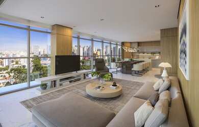 Imagem: O apartamento possui 3 Dormitórios, 3 Suítes, 5 Banheiros