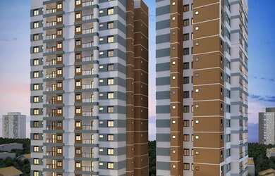 Imagem: O apartamento possui 2 Dormitórios, 1 Suíte, 2 Banheiros