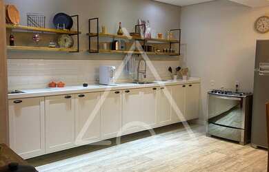 Imagem: A casa em condomínio possui 3 Dormitórios, 2 Suítes, 3 Banheiros