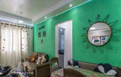 Imagem: O apartamento possui 2 Dormitórios, 1 Banheiro, 1 Vaga na garagem