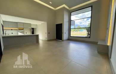 Imagem: A casa em condomínio possui 3 Dormitórios, 3 Suítes, 4 Banheiros