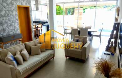 Imagem: A casa em condomínio possui 4 Dormitórios, 4 Suítes, 5 Banheiros