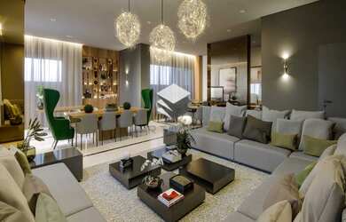 Imagem: O apartamento possui 4 Dormitórios, 2 Suítes, 2 Vagas na garagem