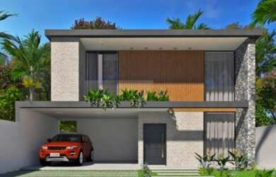 Imagem: A casa em condomínio possui 3 Dormitórios, 2 Suítes, 4 Banheiros