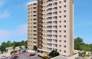 Imagem: O apartamento possui 2 Dormitórios, 1 Suíte, 2 Banheiros