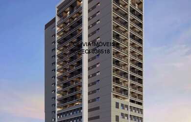 Imagem: O apartamento possui 1 Dormitório, 1 Banheiro, 34m² de Área