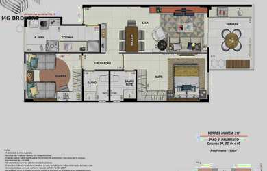 Imagem 12: Apartamento à venda em Vila Isabel, convencional ou garden, com vaga e lazer