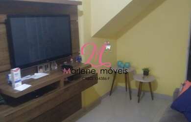 Imagem: A casa possui 2 Dormitórios, 1 Banheiro, 2 Vagas na garagem