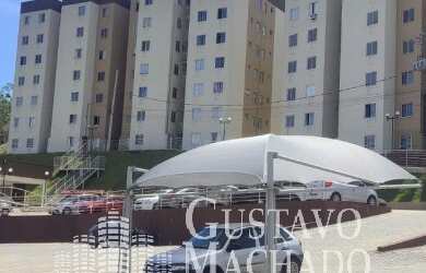 Imagem: O apartamento possui 2 Dormitórios, 1 Banheiro, 1 Vaga na garagem