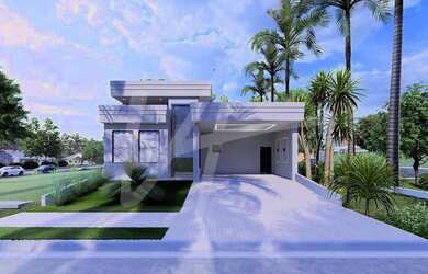 Imagem: A casa em condomínio possui 3 Dormitórios, 3 Suítes, 5 Banheiros