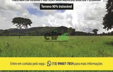 Imagem: A fazenda possui 1 Dormitório, 1 Banheiro, 519m² de Área