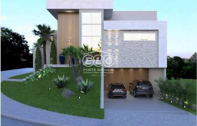 Imagem: A casa em condomínio possui 3 Dormitórios, 3 Suítes, 4 Banheiros