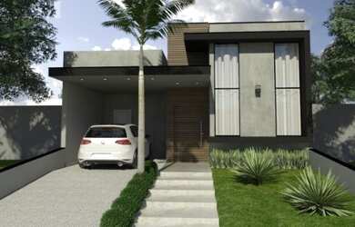 Imagem: A casa em condomínio possui 3 Dormitórios, 3 Suítes, 4 Banheiros